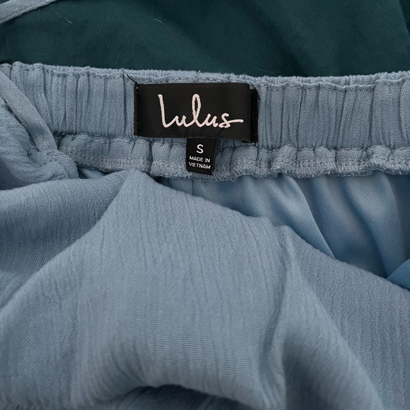 Lulus 	
Lost in Paradise Slate Blue Maxi Dress - Picture 3 of 3